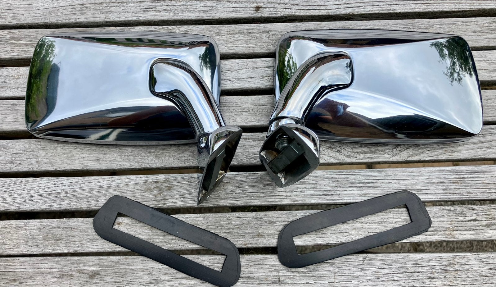 Chrome oldtimer spiegels BMW 1502 1602 1802 2002, Autos : Pièces & Accessoires, Rétroviseurs, BMW, Envoi