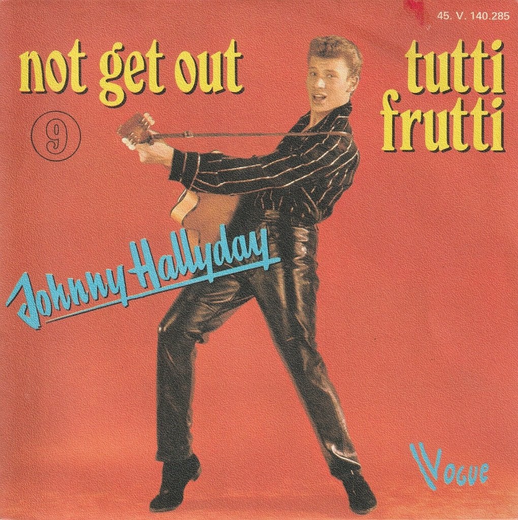 Johnny Story bij Vogue x 9 platen, 7 inch, Utilisé, Rock et Metal, Pochette photo