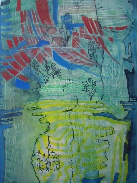 1956 - PAUL DE SMET(Artiste Belge)/ Peinture, Antiquités & Art, Art | Peinture | Abstraite, Enlèvement