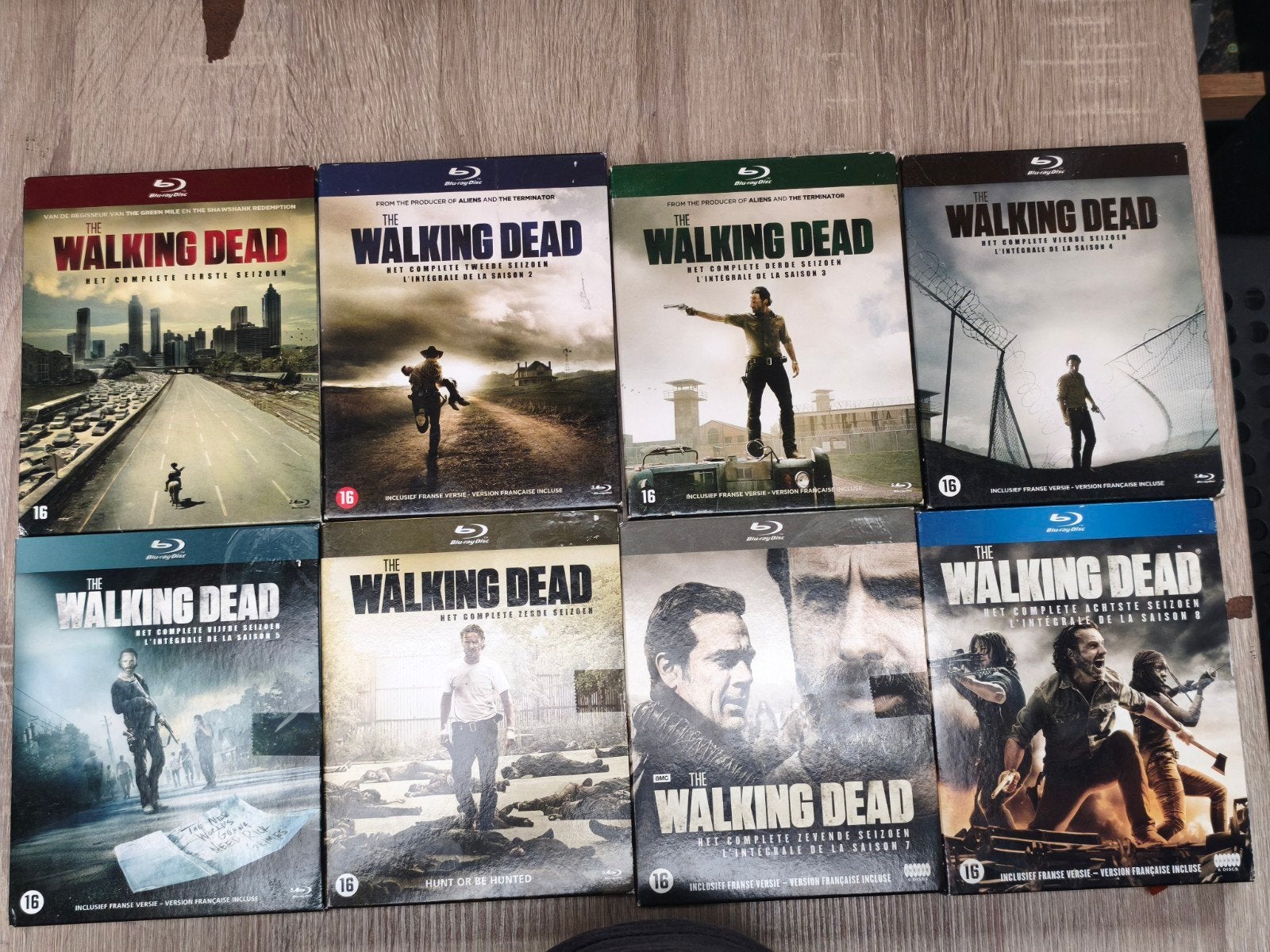 The Walking Dead, saison 1 à 8, Blu-ray, CD & DVD, Enlèvement ou Envoi
