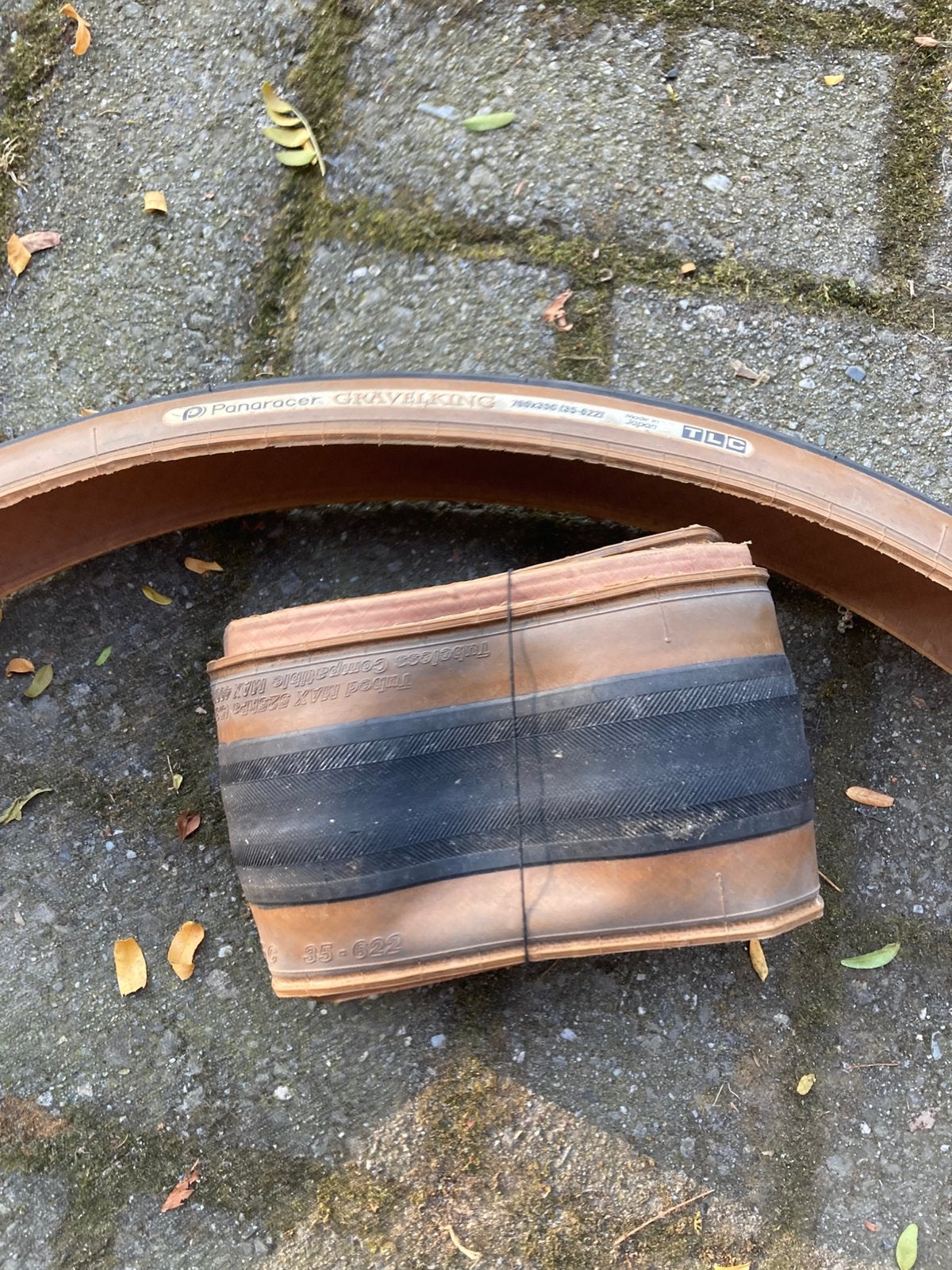 Panaracer Gravelking slick 35-622, Fietsen en Brommers, Ophalen of Verzenden, Gebruikt, Band, Rubber