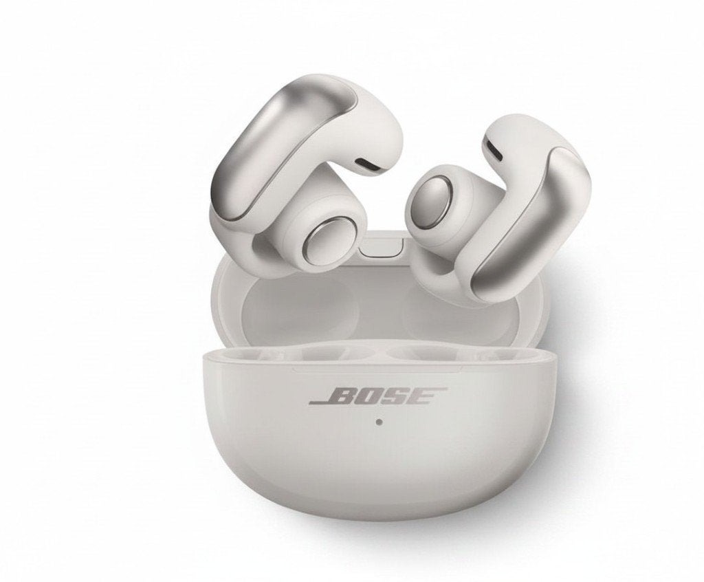 Bose Ultra Open Earbuds - White Smoke - ZGAN, Ophalen, Bluetooth, Bose, Zo goed als nieuw