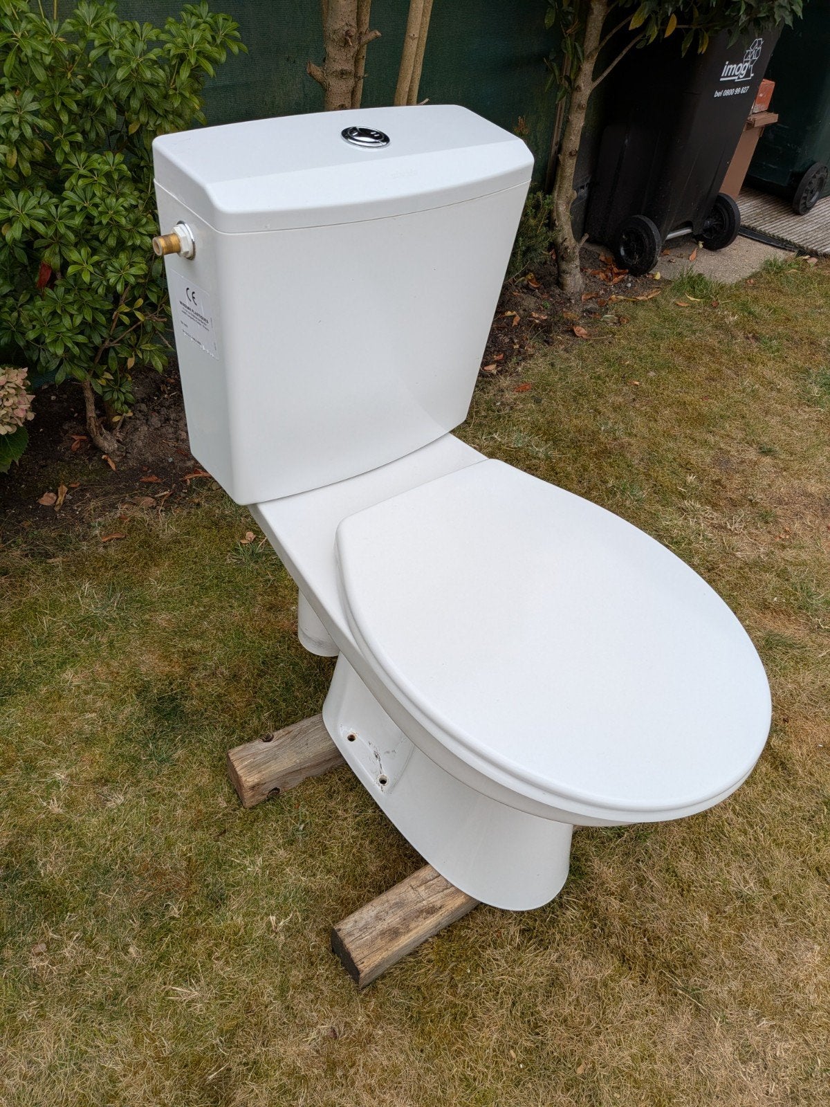 WC pot met dubbele flush, Doe-het-zelf en Bouw, Sanitair, Ophalen, Gebruikt, Toilet