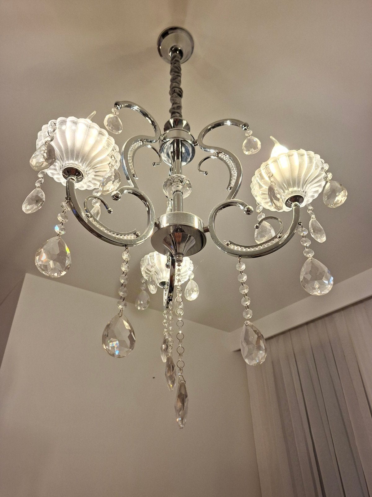 lustre, Enlèvement ou Envoi, Comme neuf, Verre