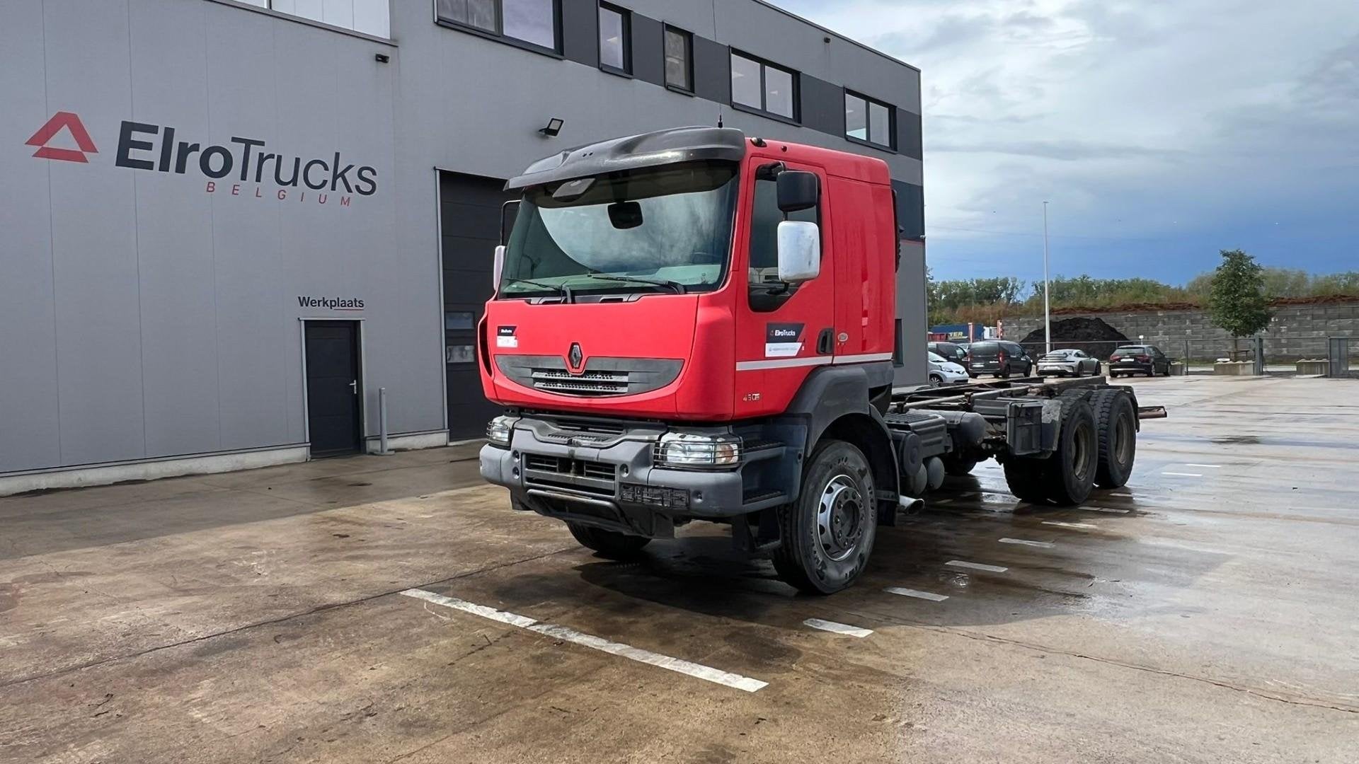 Renault Kerax 450 DXI (BOITE MANUELLE / LAMES / GRAND PONT /, Auto's, Vrachtwagens, Achterwielaandrijving, Elektrische ramen, Overige kleuren