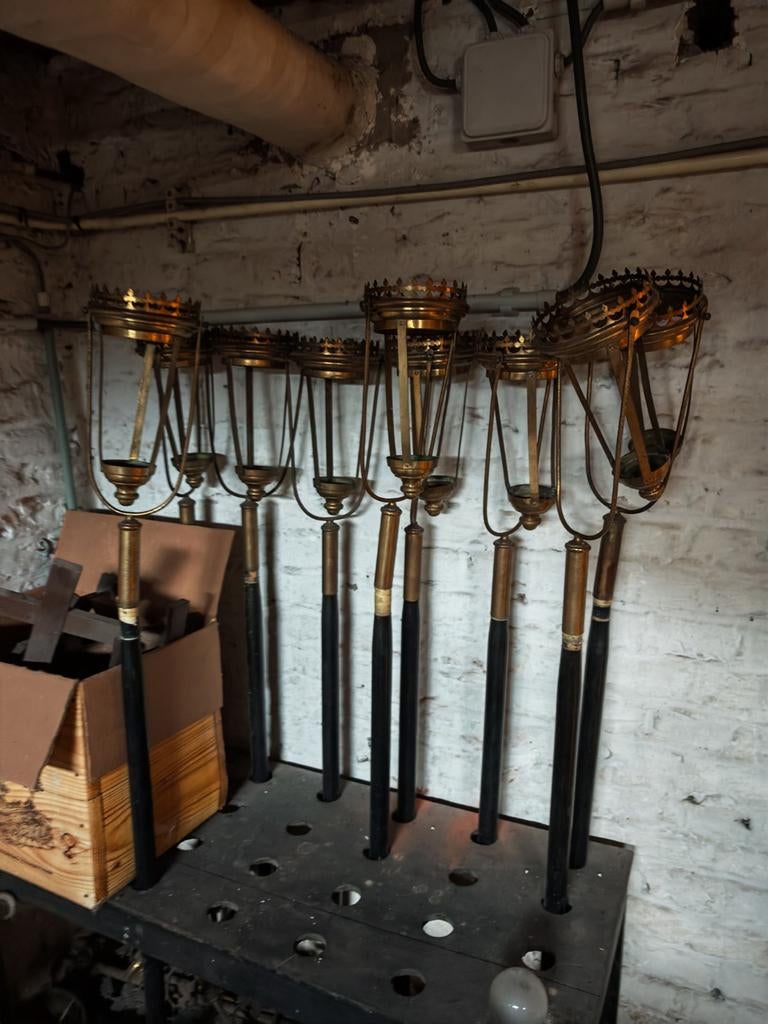 Kerk kandelaars, Antiek en Kunst, Ophalen