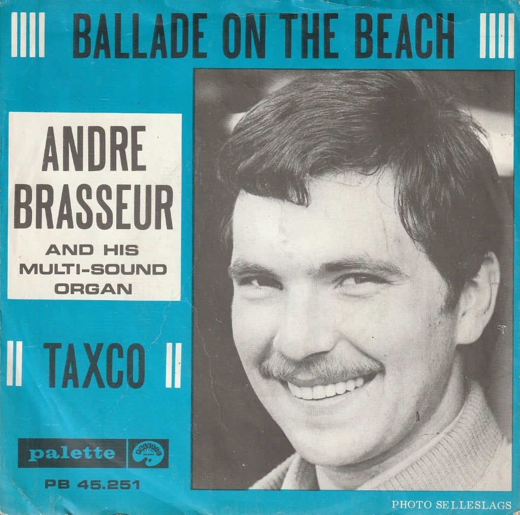 André Brasseur - Ballade on the beach - Belpop, CD & DVD, Enlèvement ou Envoi, 7 inch, Pochette photo, Utilisé