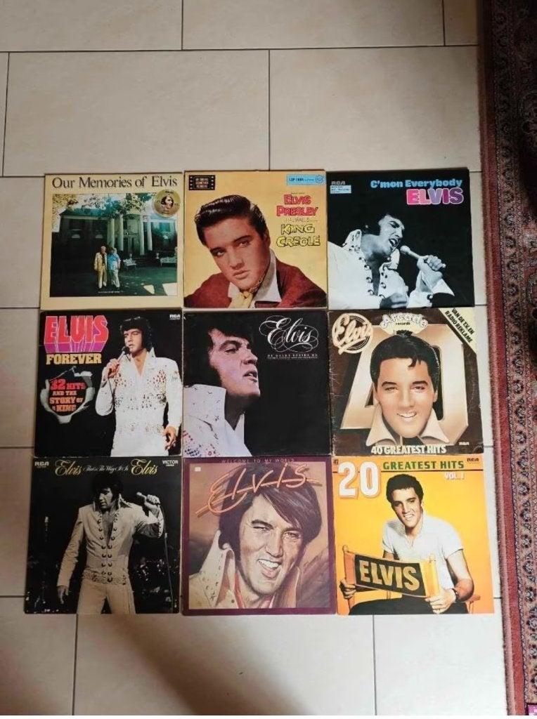 65 vinyl lp's te koop van elvis presley in goede staat, Ophalen, LP, Gebruikt, Inclusief binnenhoes