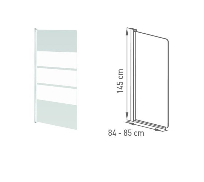 PAROI DE BAIN 85x145m, Maison & Meubles, Enlèvement, Neuf
