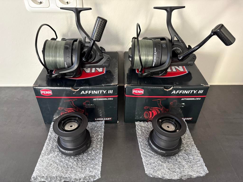 2 stuks Penn Affinity 3 LC8000 (nieuw!), Watersport en Boten, Ophalen, Zo goed als nieuw