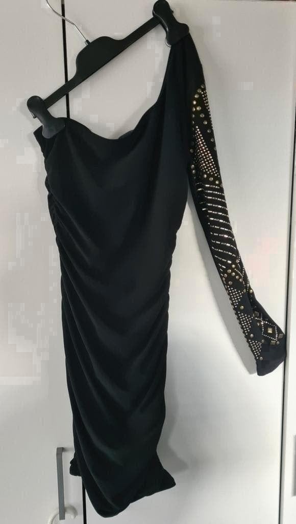 Feestelijk kleedje "BodyC" (gevoerd), maat S, Kleding | Dames, Jurken, BodyC, Zwart, Ophalen of Verzenden, Zo goed als nieuw