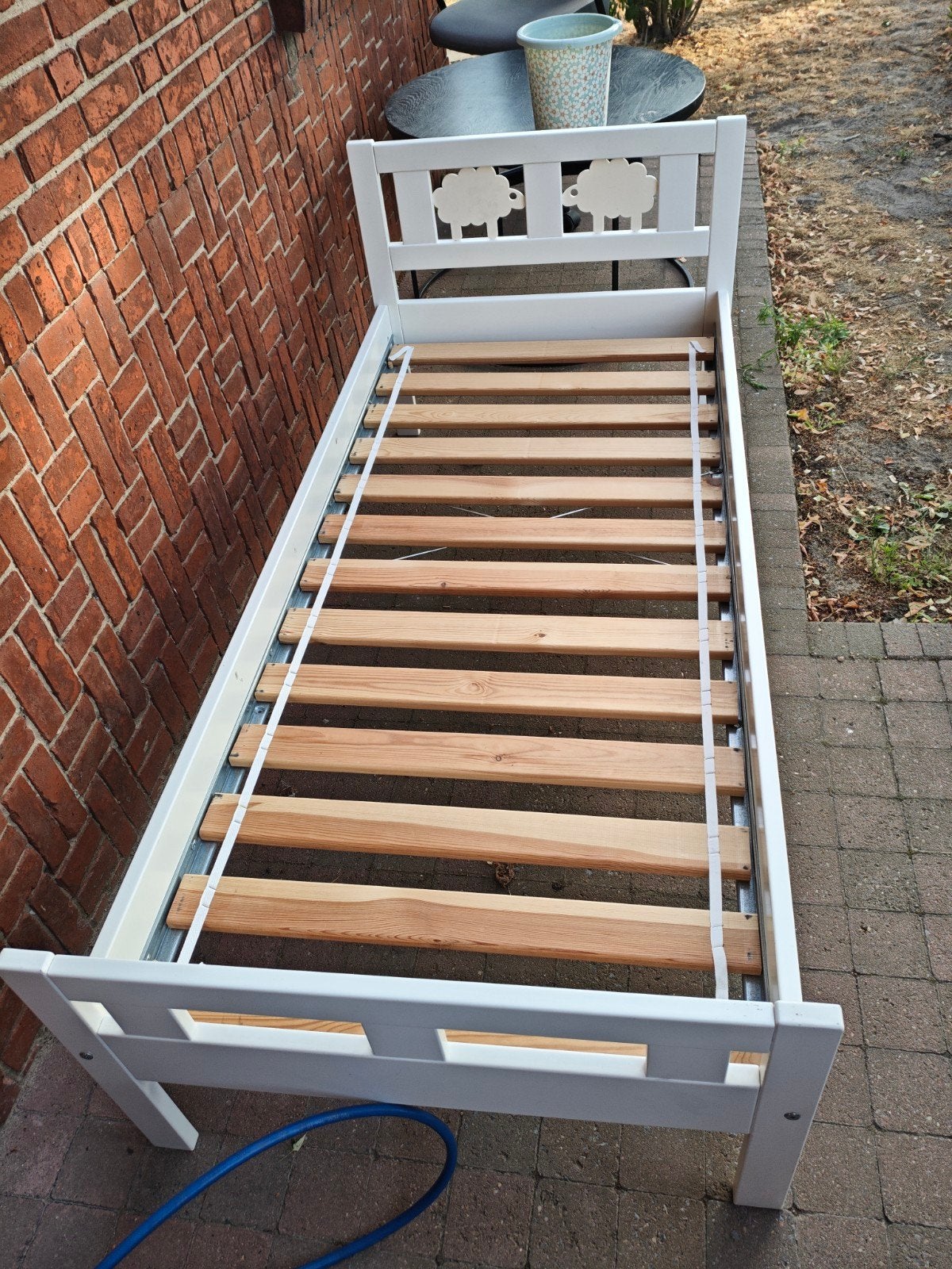 ikea Kritter peuterbed in prima staat met lattenbodem, 70 à 85 cm, Sommier à lattes, Enlèvement, Utilisé