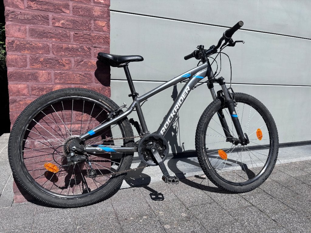 Rockrider ST 100 Sport - zwart voor coole boys - goede staat, Ophalen, Velgrem, Zo goed als nieuw, Rockrider (Decathlon)