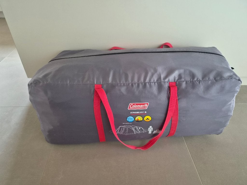6 persoonstent Colman Kingsley, Caravans en Kamperen, Ophalen, Gebruikt, Tot en met 3