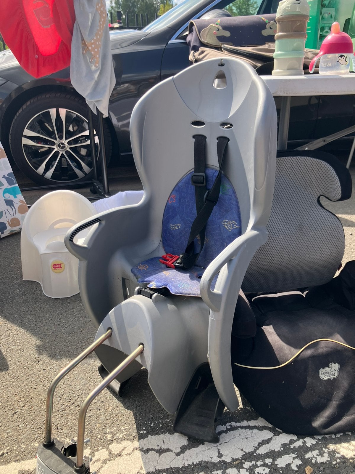 Fietsstoel Hamax Kiss, Fietsen en Brommers, Ophalen, Achterzitje, 15 t/m 36 kg, Gebruikt