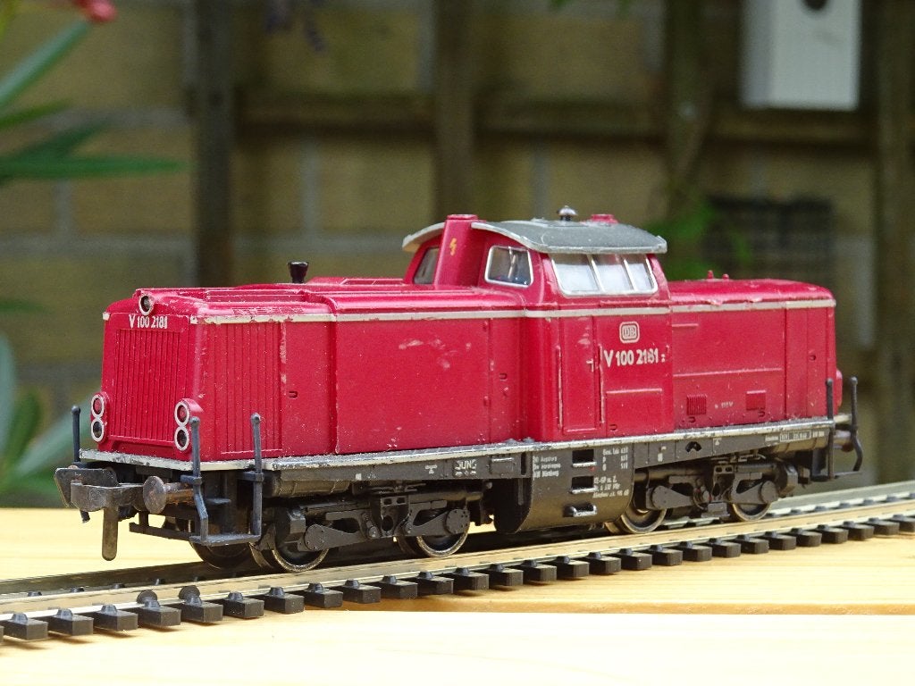 Locomotive diesel allemande - Fleischmann - HO, Enlèvement ou Envoi, Fleischmann, Locomotive, Courant continu