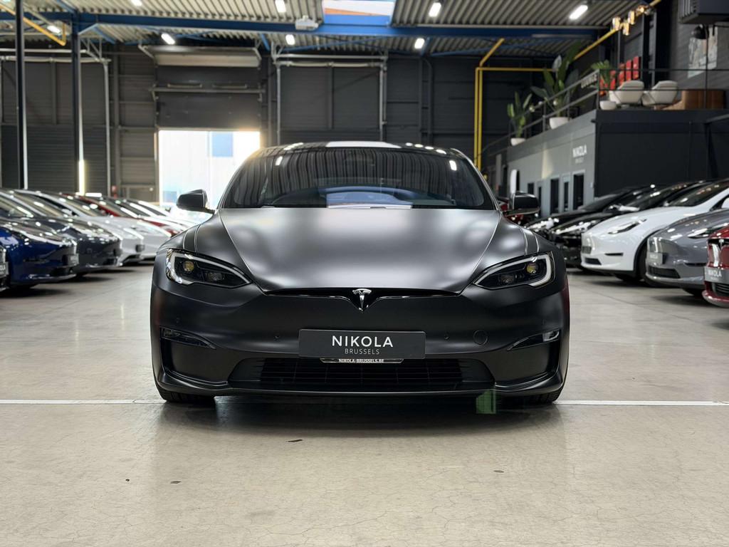 Tesla Model S PLAID - 1020 HP - 21" WHEELS - FACELIFT -AUTOP, Autos, Cuir, 75 kW, Achat, Entreprise