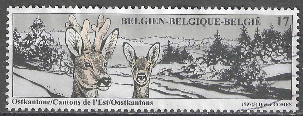 Belgique 1997 - Yvert 2687 /OBP 2685 - Les Cantos de l (ST), Envoi, Affranchi, Oblitéré