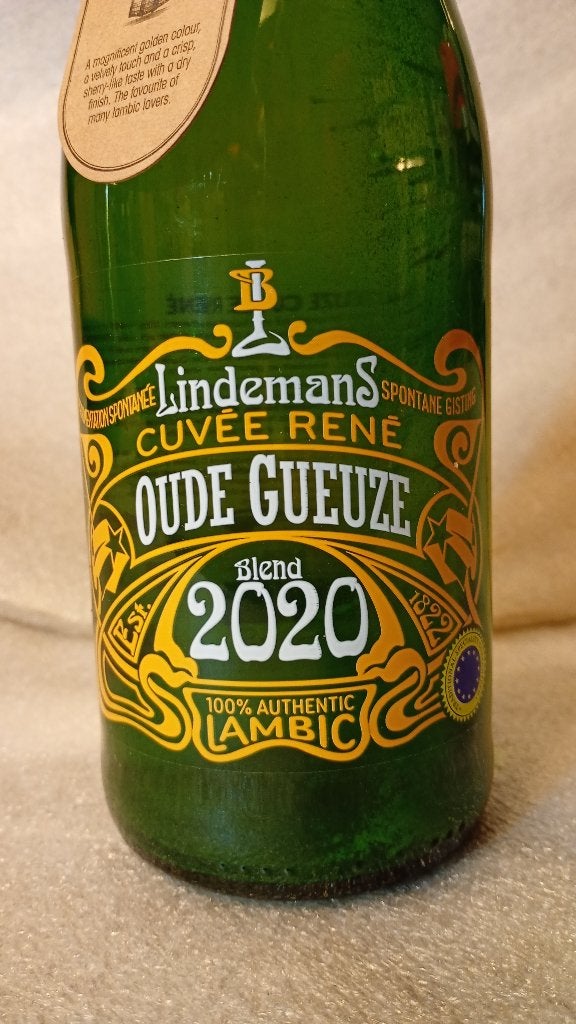 Geuze Lindemans Cuvée Rene 2020 75cl, Enlèvement ou Envoi, Neuf, Bouteille(s)