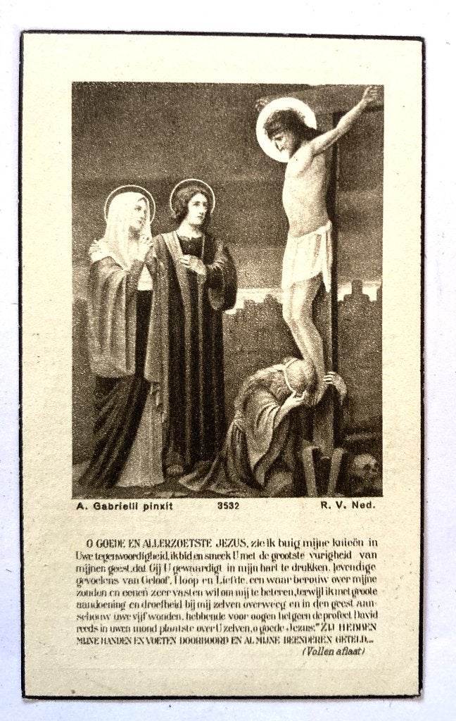 Bidprentje van Arthur Debrouwer, Verzamelen, Ophalen of Verzenden, Bidprentje
