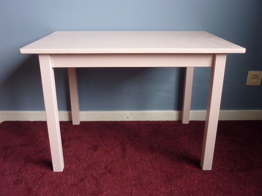 IKEA kindertafel pastelroze, Ophalen, Gebruikt, Tafel(s)
