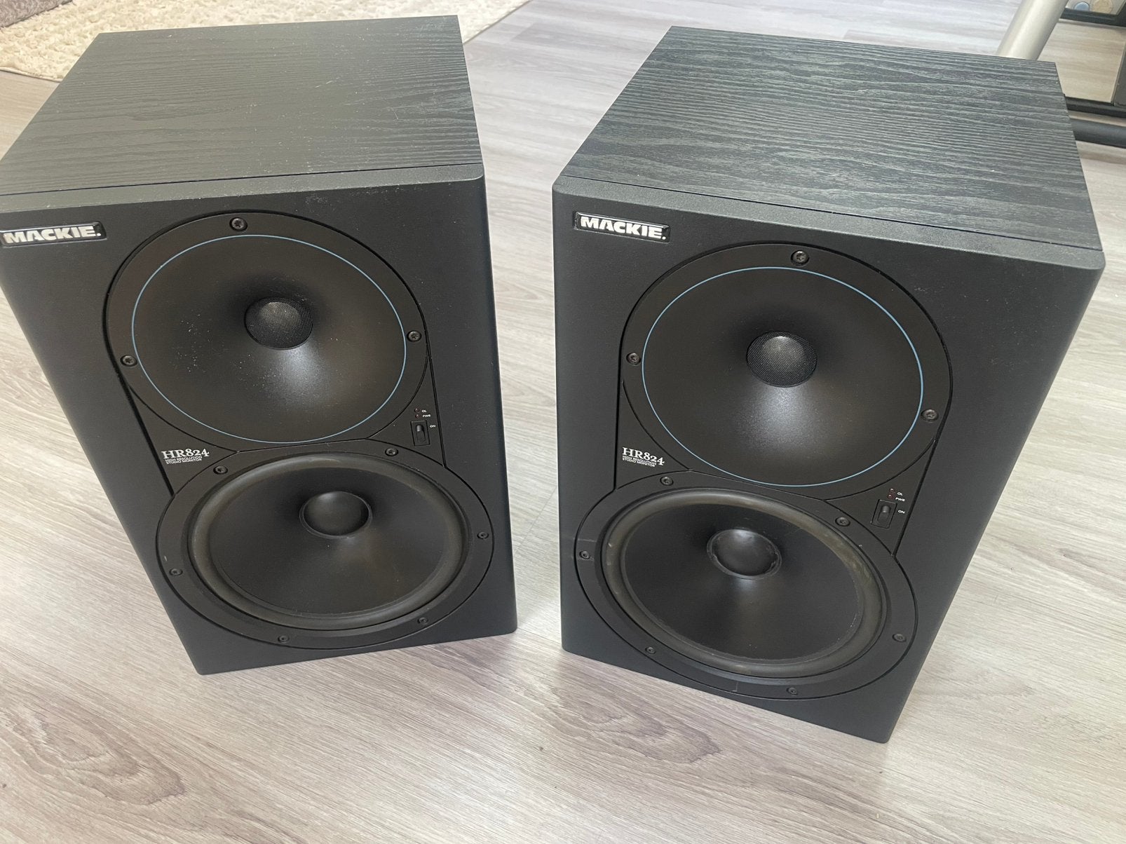 2 x mackie HR824  Monitors actief, Audio, Tv en Foto, Luidsprekerboxen, Ophalen, Zo goed als nieuw