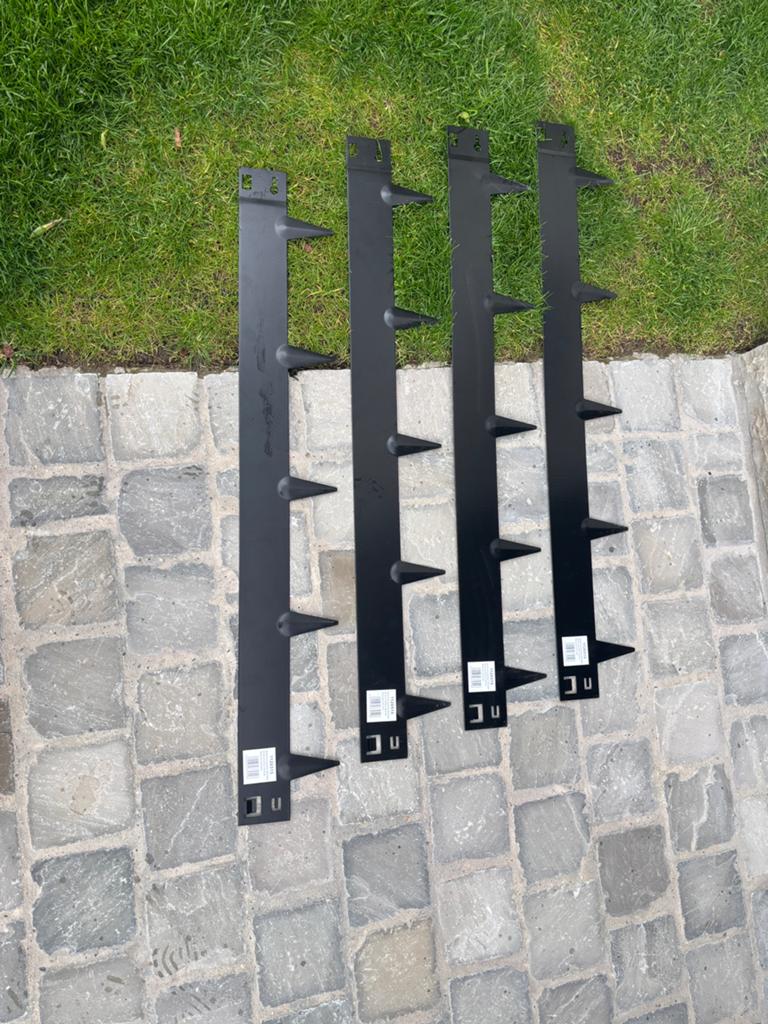 8 Talen Tools borderrand koppelbaar zwarte coating, Jardin & Terrasse, Traverses & Bordures, Enlèvement, Neuf, Autres types