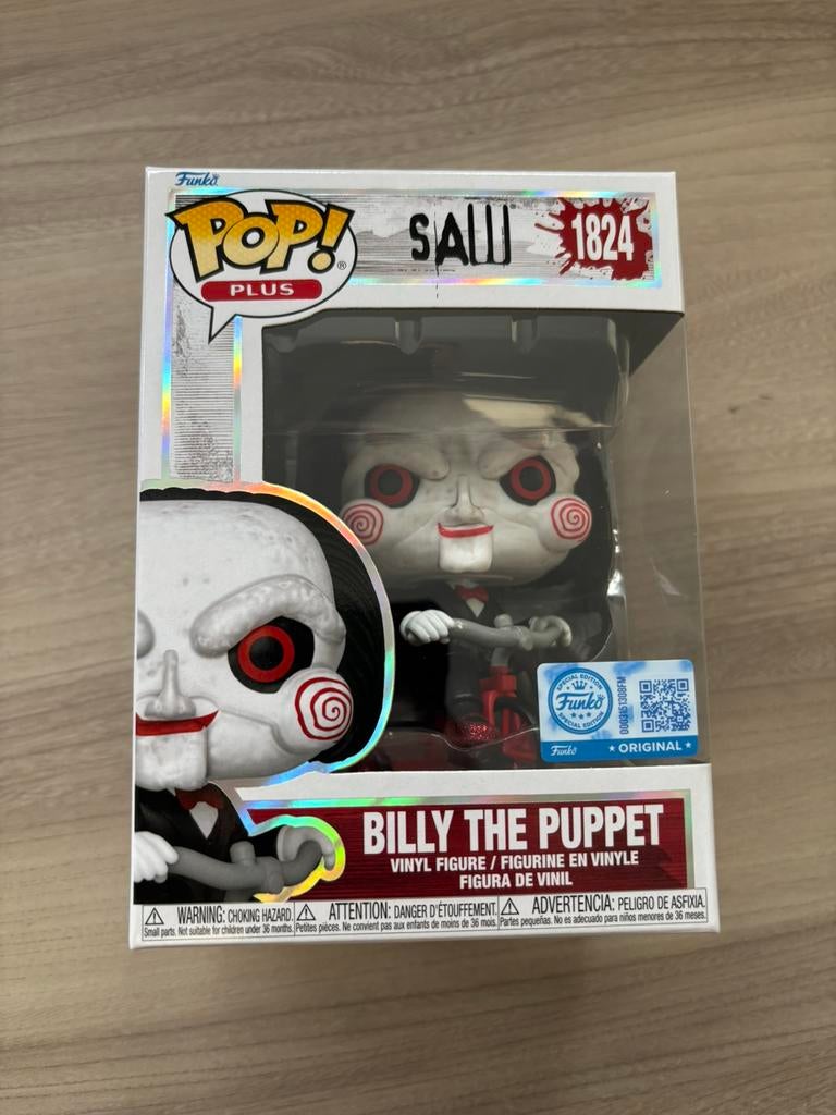 Funko Pop! Plus Saw #1824 Billy the Puppet Tricycle Special, Collections, Enlèvement ou Envoi, Comme neuf