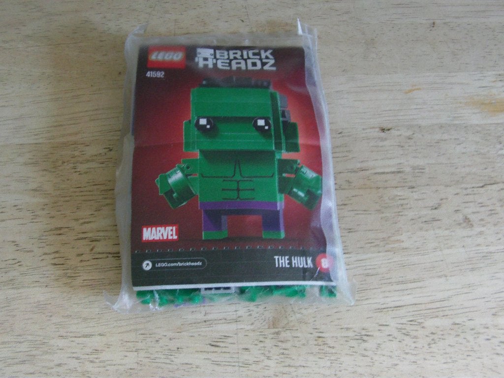 lego, BrickHeadz:Marvel: The Hulk nr 8 : 41592, Gebruikt, BrickHeadz, Lego, Compleet