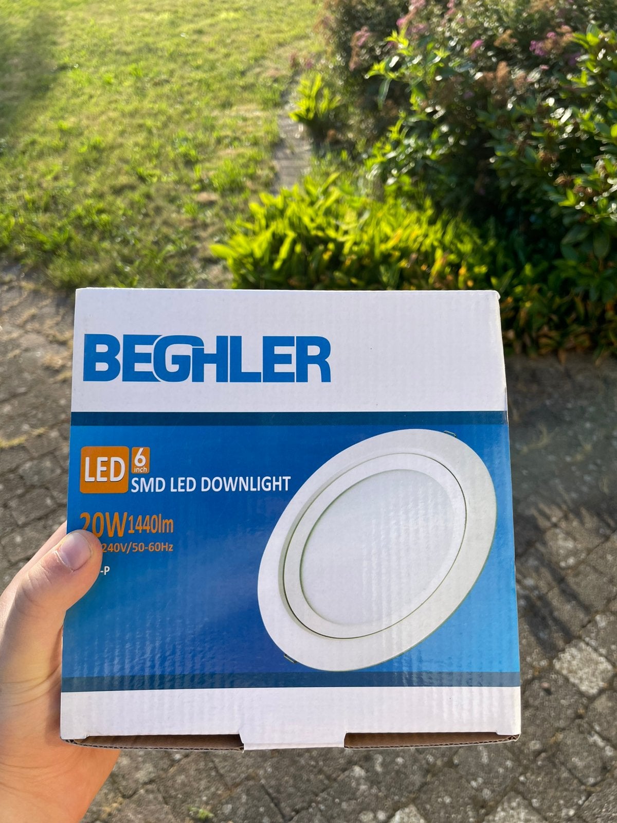 Plafonnier LED Beghler, 20 W, spot encastré, Enlèvement, Comme neuf, LED, Spot encastrable
