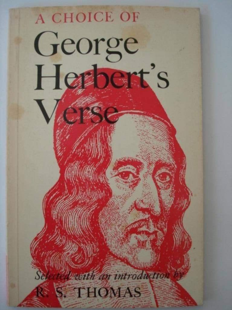 BK1. A Choice of George Herbert's Verse R. S. Thomas, Un auteur, Utilisé, George Herbert, Envoi