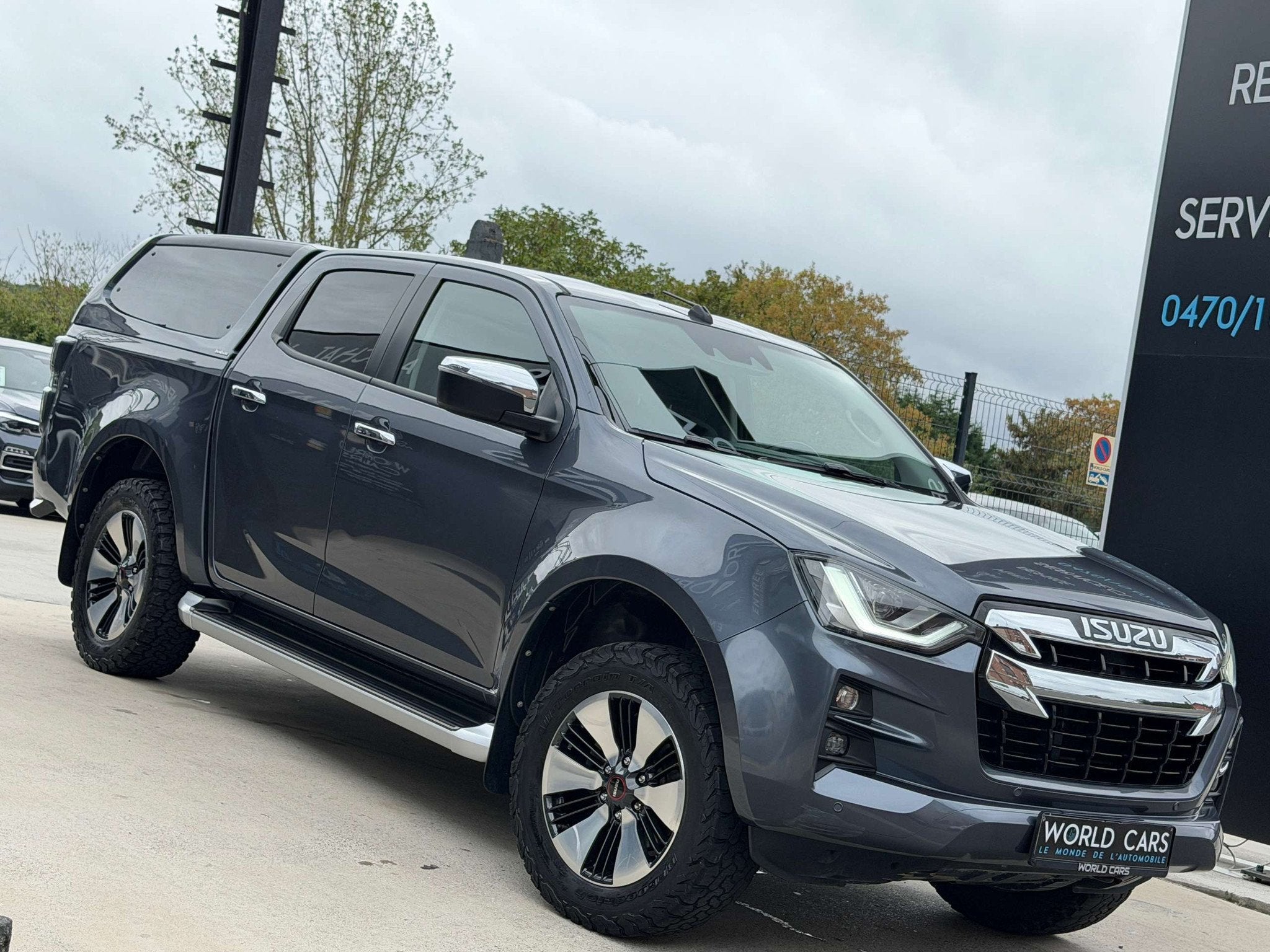 Isuzu D-max D-Max 1.9 Turbo D 4WD TVAC/BTV*IN - HARD TOP - C, Cuir, Argent ou Gris, Achat, 4 portes