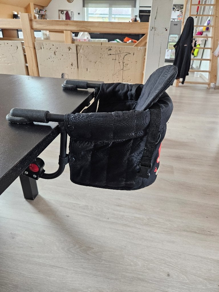 Tafelhangstoeltje voor baby – opvouwbaar, met aapjesmotief, Kinderen en Baby's, Ophalen