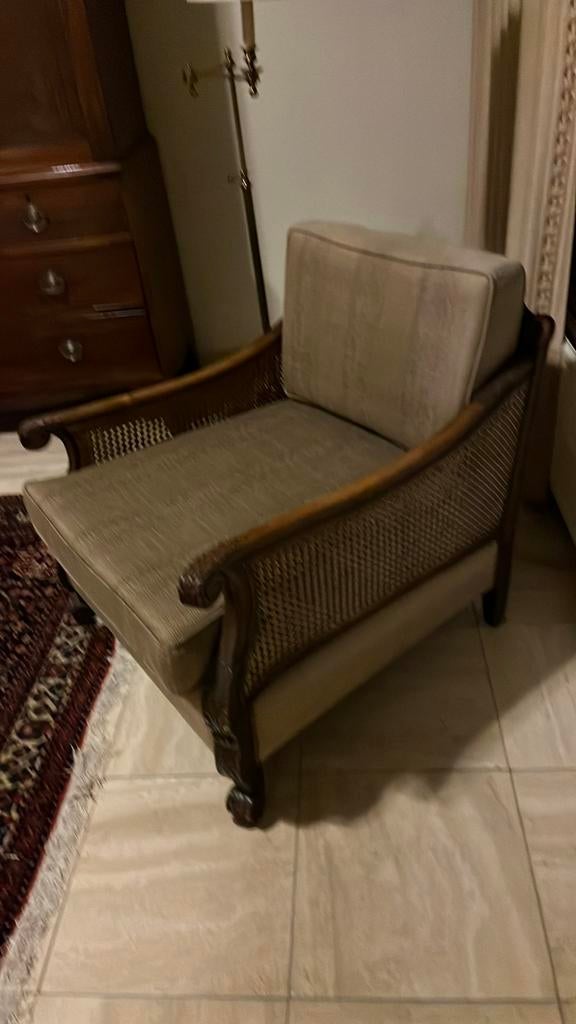 Vintage oude zetel 100 jaar oud, Antiek en Kunst, Ophalen