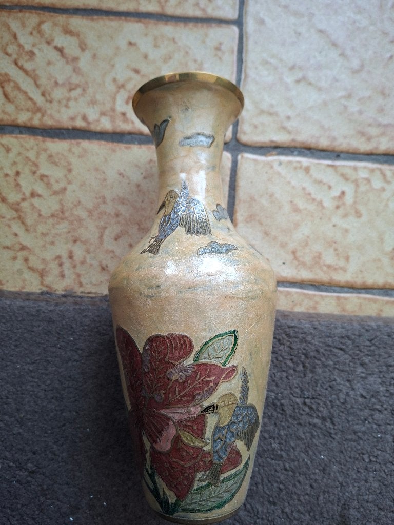 vaas uit india ( koper ), Antiek en Kunst, Ophalen of Verzenden
