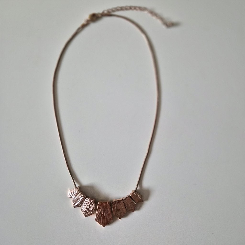 Collier en or rose, Bijoux, Sacs & Beauté, Enlèvement ou Envoi, Comme neuf, Or