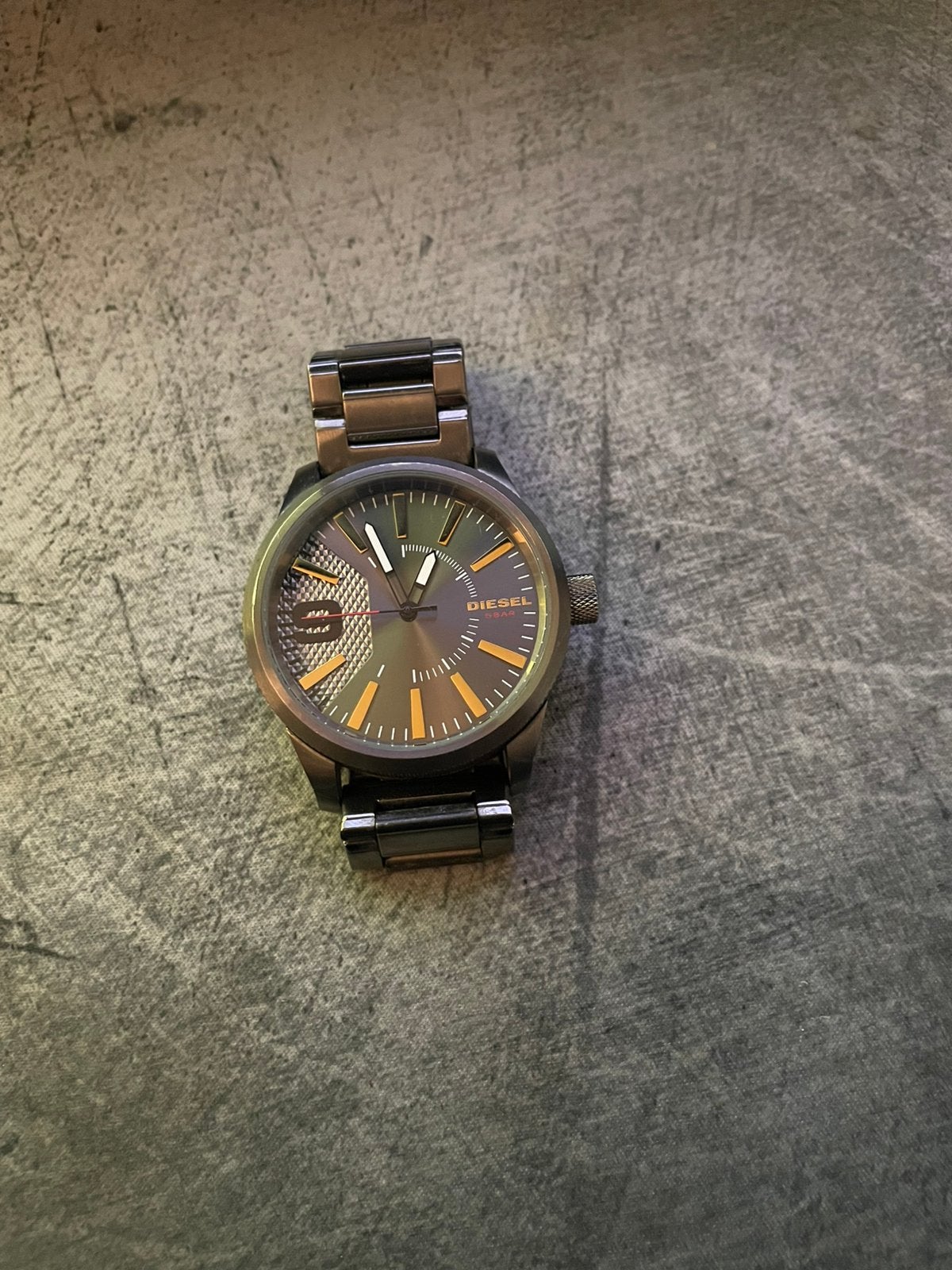Diesel herenhorloge, Handtassen en Accessoires, Ophalen of Verzenden, Zo goed als nieuw, Polshorloge, Overige merken
