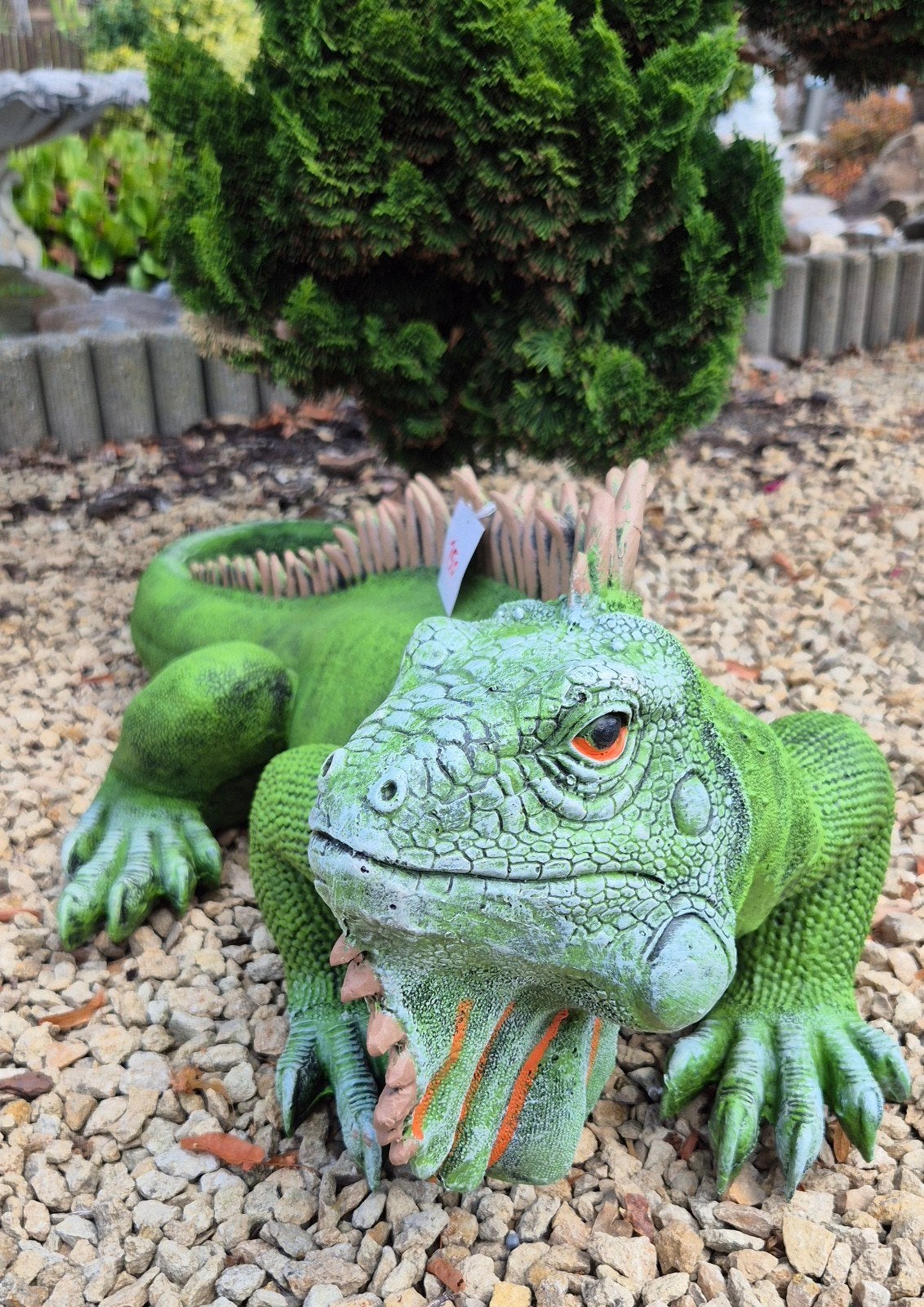 leguaan 1m lang, Tuin en Terras, Ophalen, Nieuw, Kunststof, Dierenbeeld