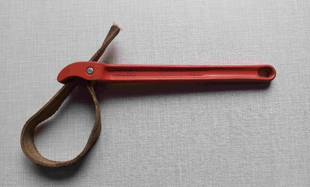RIGID nr 2 filtersleutel met riem diam 100mm, Enlèvement ou Envoi, Neuf, Pièces Oldtimer ou Ancêtre