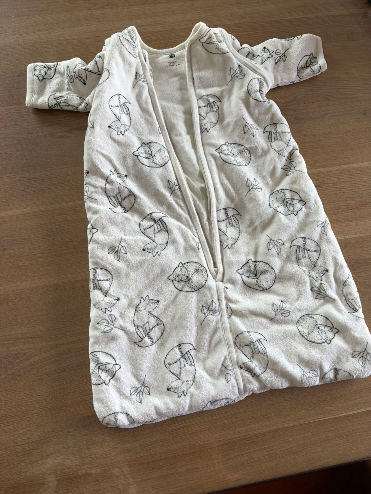 Witte slaapzak Hema, Kinderen en Baby's, Dekens, Slaapzakjes en Inbakerproducten, Ophalen, Zo goed als nieuw, Slaapzak