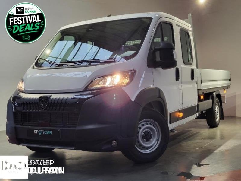 Peugeot Boxer Nieuw Dubbele cabine  Laadbak L4, Achat, Euro 6, Boîte manuelle, Noir