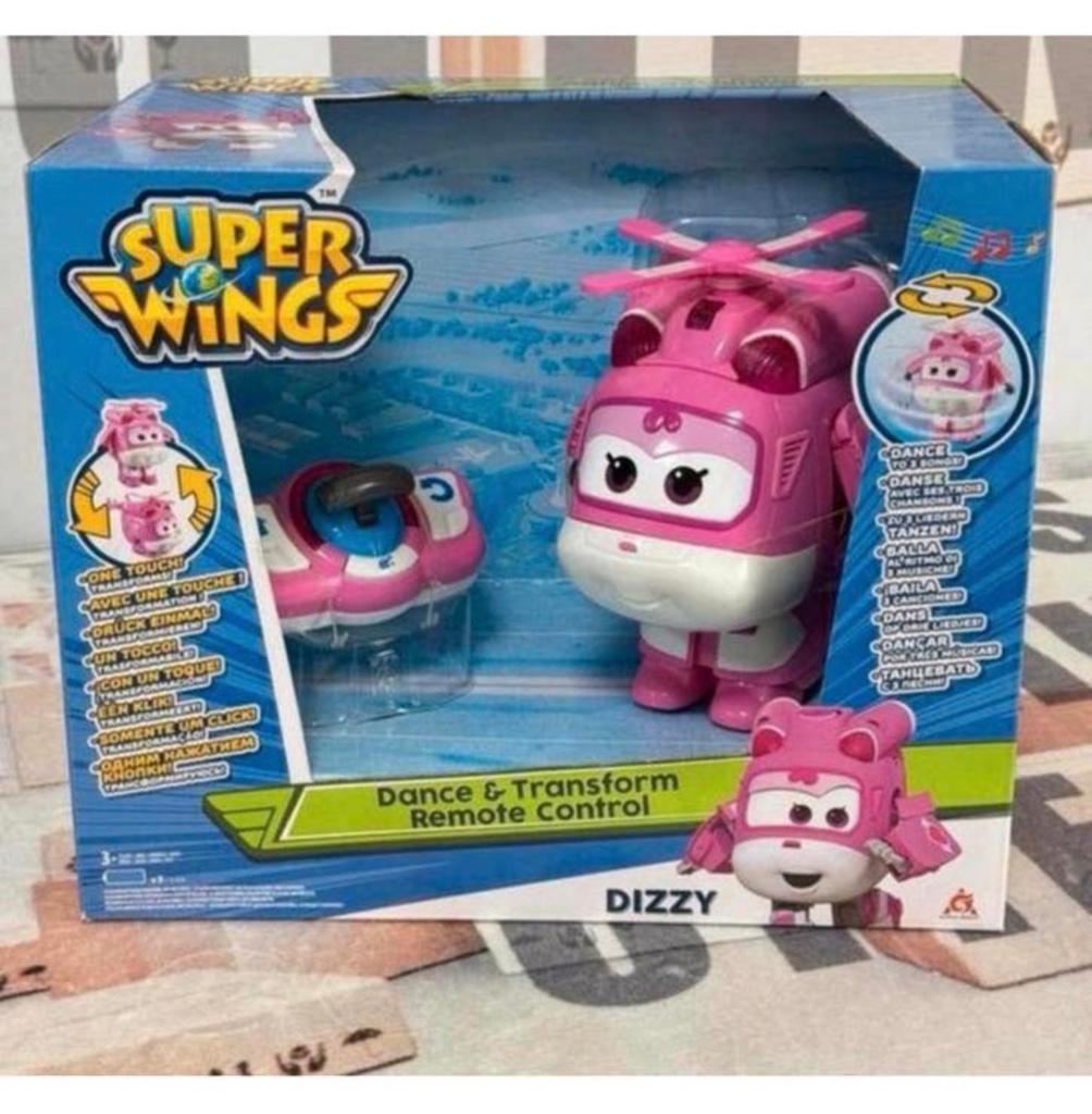 Super Wings DIZZY - Dance & Transform Helikopter bestuurbaar, Kinderen en Baby's, Speelgoed |Speelgoedvoertuigen, Ophalen of Verzenden