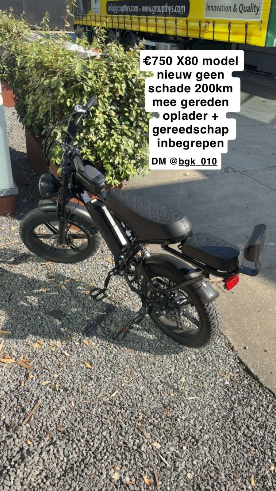 X80 Model Fatbike, Ophalen, Zo goed als nieuw