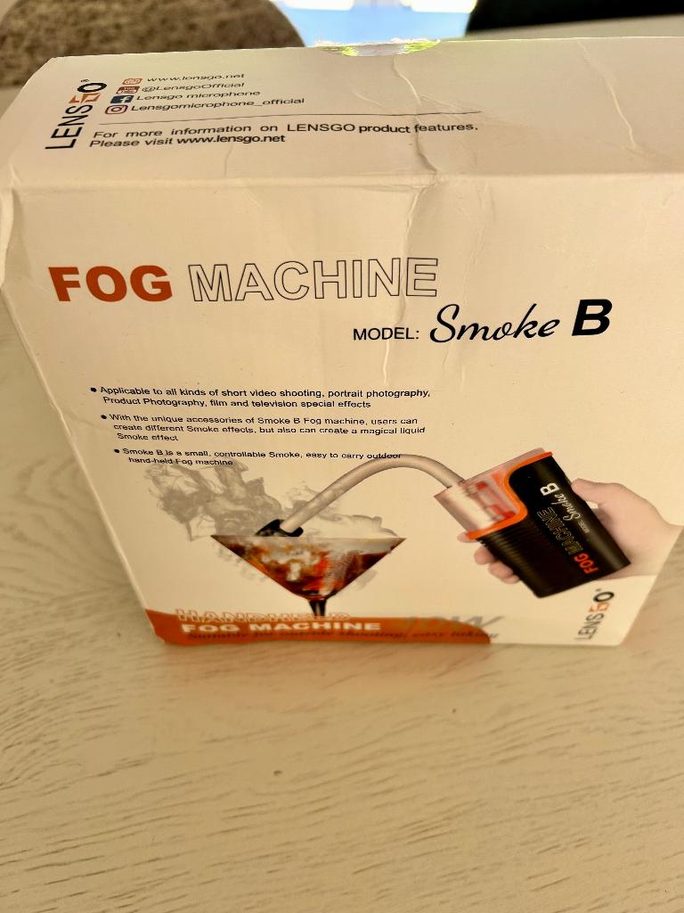 Lensgo smokeB rookmachine, Ophalen, Zo goed als nieuw, Overige typen