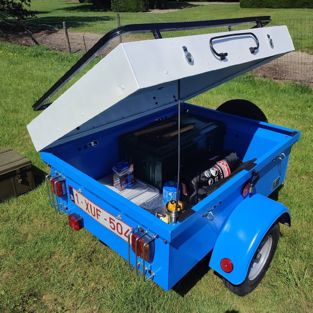 Bagagetrailer SARIS Speedy  Gerestaureerd, Auto diversen, Aanhangers en Bagagewagens, Ophalen, Zo goed als nieuw