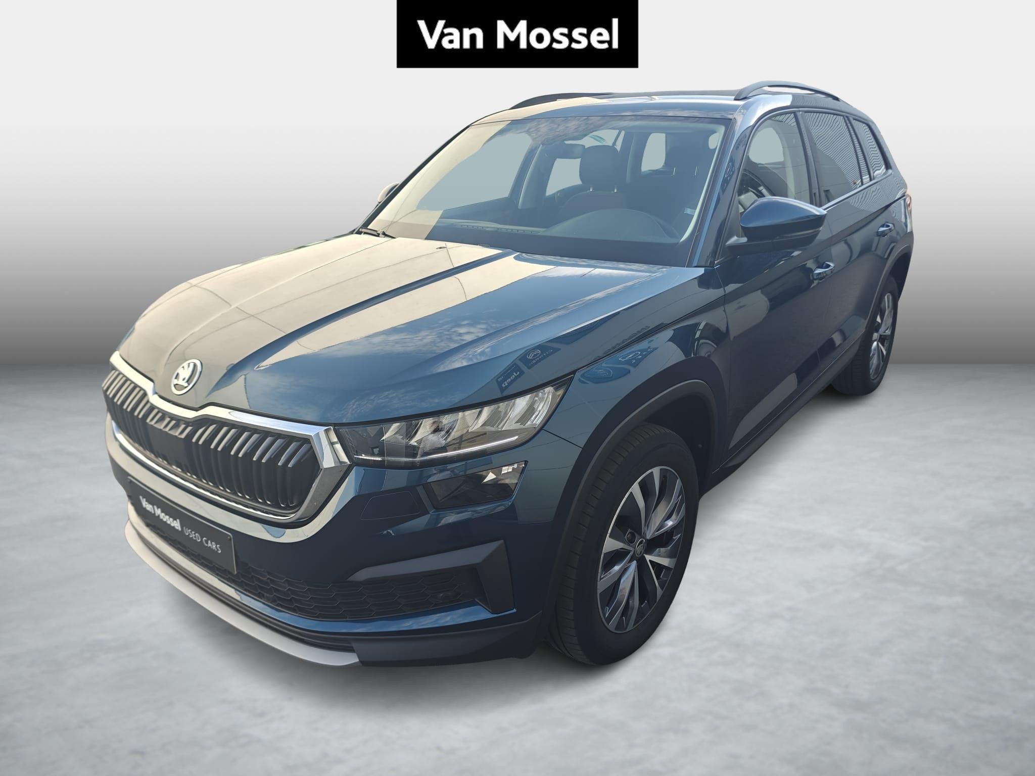 Skoda Kodiaq 1.5 TSI 110kW DSG7 Ambition, Auto's, Stof, 4 cilinders, Blauw, 5 zetels