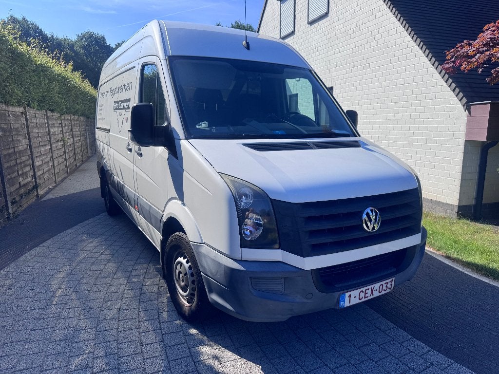 volkswagen crafter, Auto's, 100 kW, Stof, Volkswagen, Wit