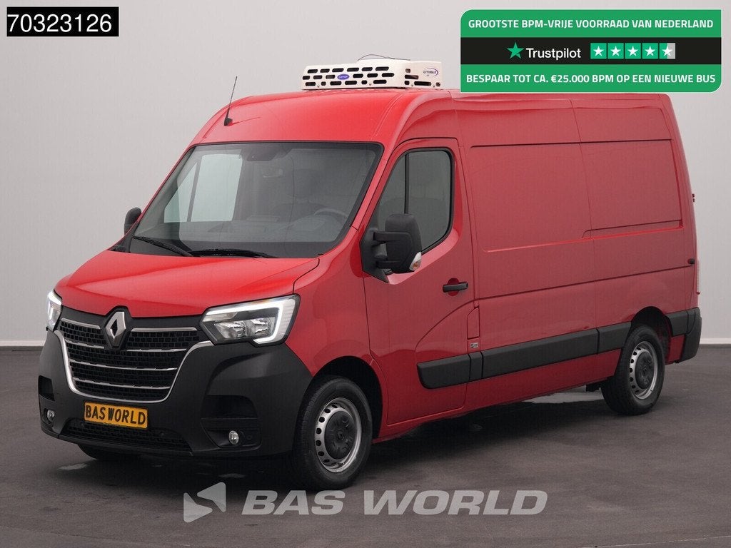 Renault Master 135PK Koelwagen L2H2 Carrier Citimax 400 LED, Auto's, 100 kW, Gebruikt, Euro 6, 4 cilinders