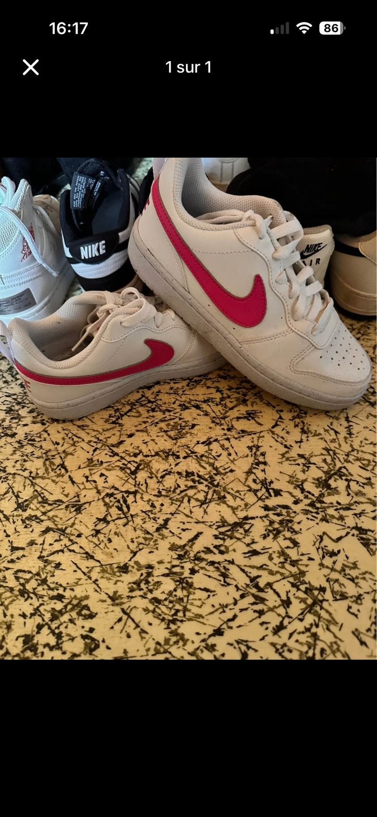 Bascket nike T36, Sport en Fitness, Basketbal, Ophalen, Zo goed als nieuw