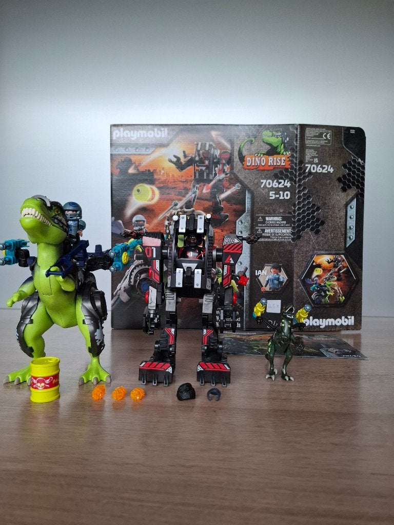 Playmobil Dino Rise gevecht der giganten 70624, Enfants & Bébés, Enlèvement ou Envoi, Autres séries, Comme neuf, Kit complet